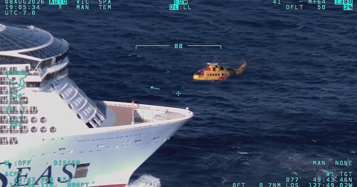 Rescue helicopter airlifts cruise ship passenger near Tofino, B.C. - CTV News