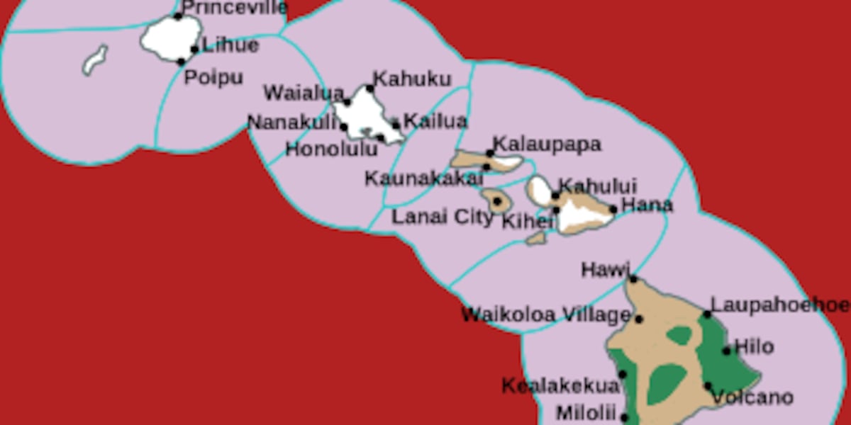 First Alert Forecast: Tropical Storm Moke expected to bring heavy rain, gusty winds to the Big Island today