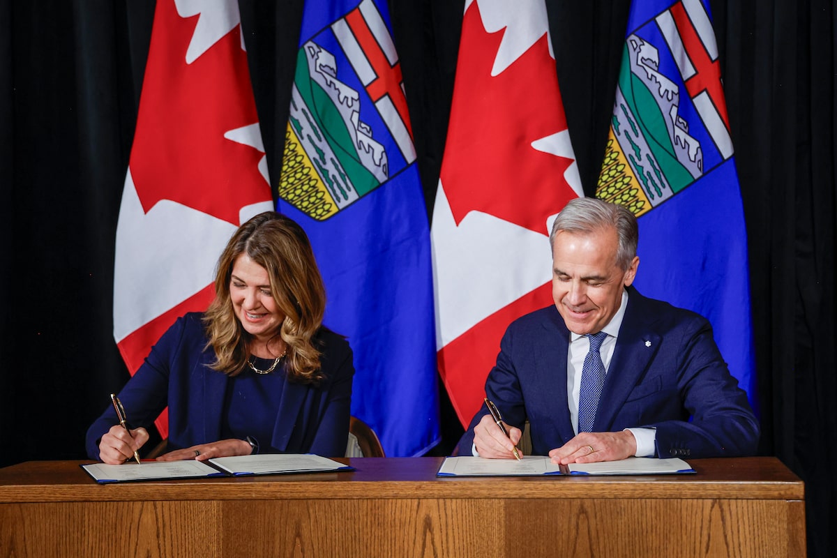 As premiers rally behind Carney in trade dispute, Alberta’s Smith questions retaliation plan