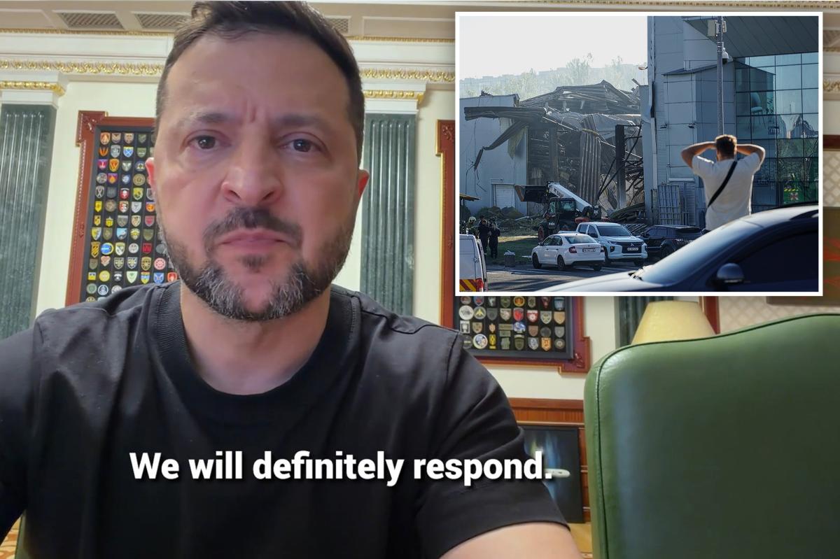 Zelensky vows revenge for devastating Russian strikes that killed 16 in shopping center
