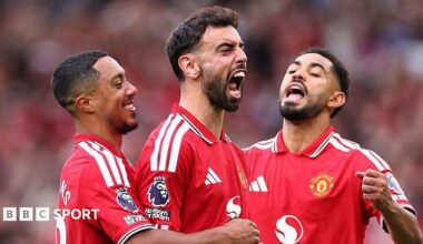 Manchester United beat Ipswich 5-1 on Sunday