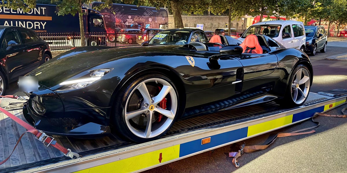 London Police Seize Ferrari SP2 Monza, Lamborghini Revuelto Among 90 Cars Worth $10 Million