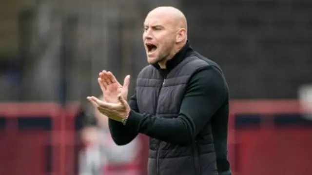Hibernian head coach David Gray