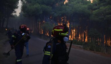 Wildfire danger in Europe shifts to Greece as evacuation orders remain in France