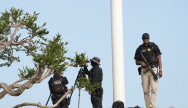 Armed man arrested at Trump’s LA golf course ahead of president’s visit | Donald Trump News
