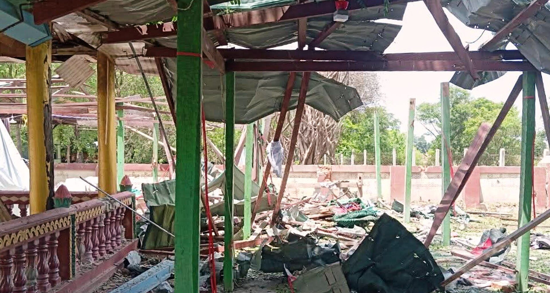Myanmar military bombing kills 14 at Buddhist monastery, opposition reports | Conflict News