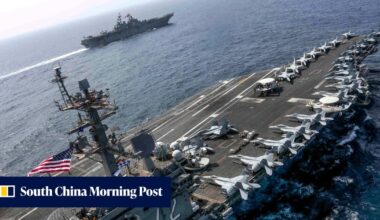 Iran war: Trump dismisses concerns over conditions on USS Abraham Lincoln aircraft carrier