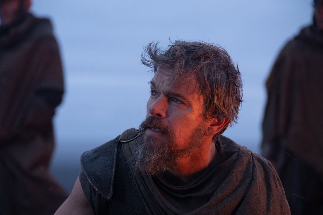 Matt Damon as Odysseus. Like Jesus, he must overcome evil monsters on his journeys.