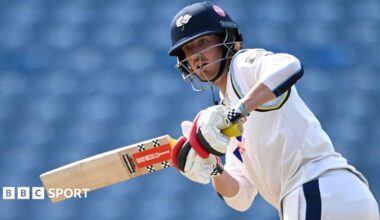 George Hill batting for Yorkshire