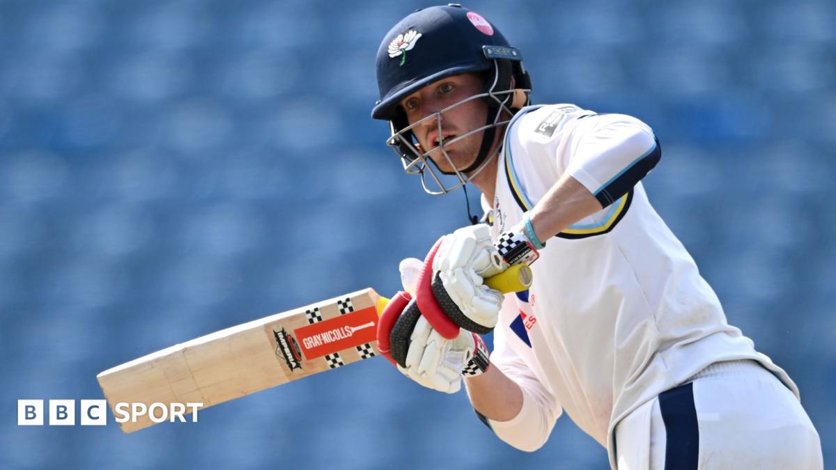 George Hill batting for Yorkshire
