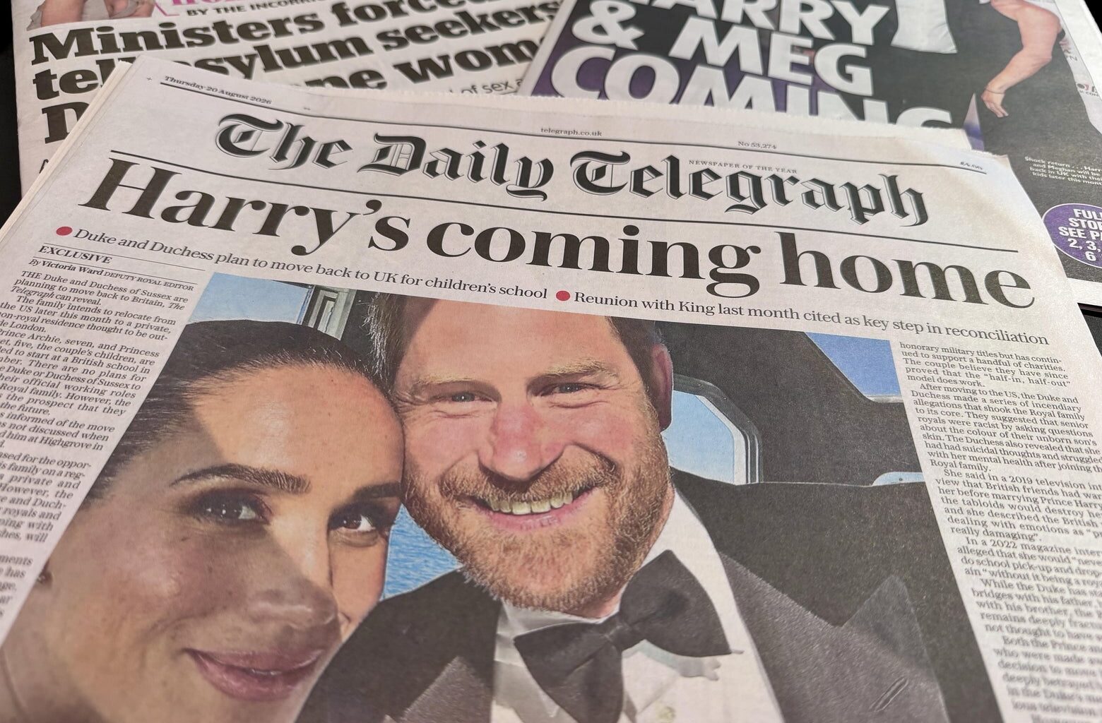 Harry and Meghan couldn’t have scheduled their U.K. move for a darker time.