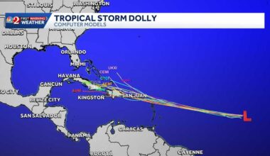Tropical Storm Dolly forms in Atlantic, NHC says
