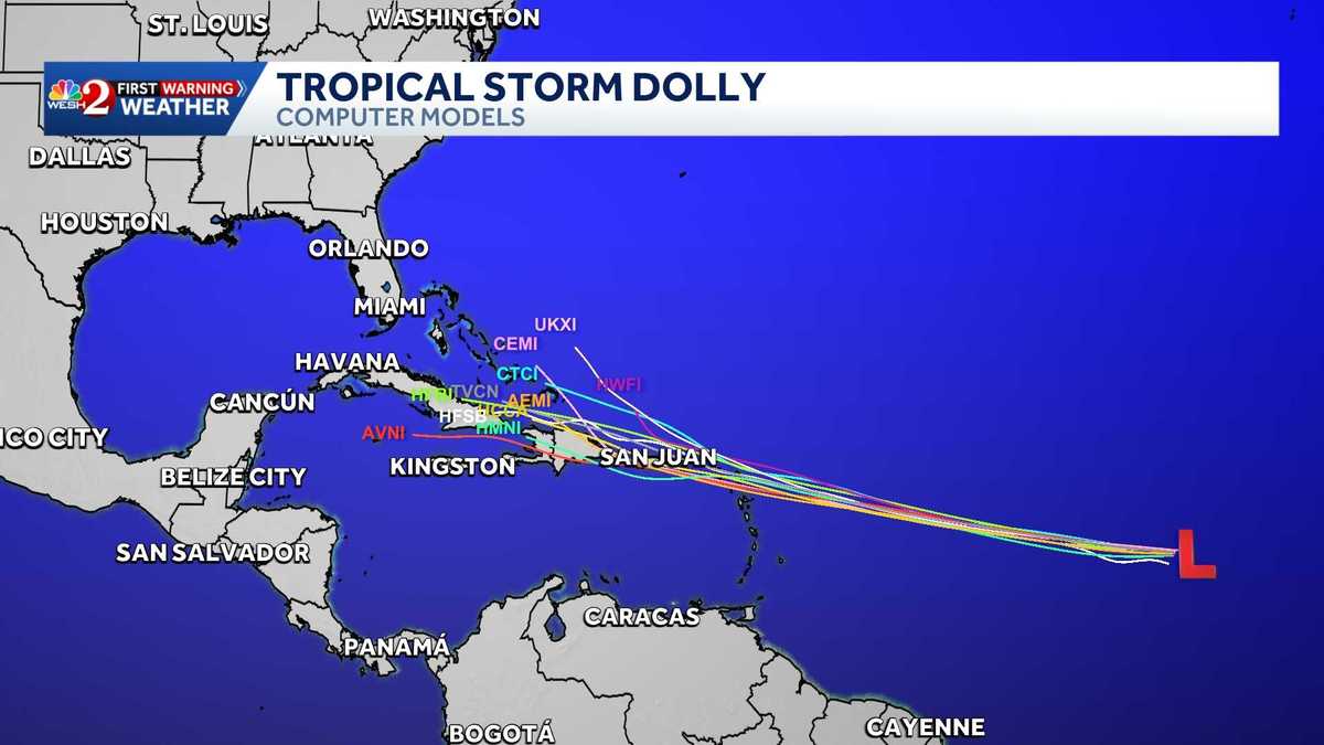 Tropical Storm Dolly forms in Atlantic, NHC says