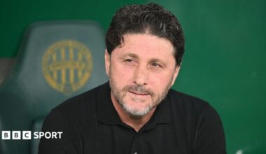 Trabzonspor head coach Fatih Tekke
