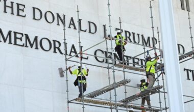 Kennedy Center board votes to put Trump's name back on outside of building, House Democrat says