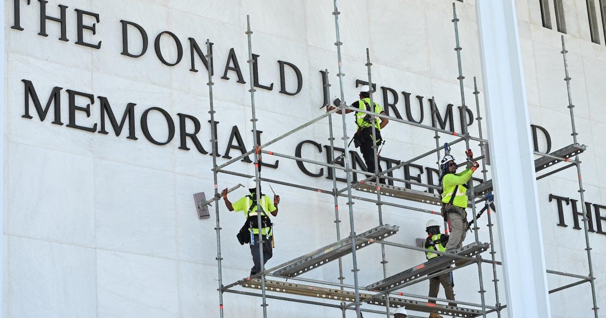 Kennedy Center board votes to put Trump's name back on outside of building, House Democrat says
