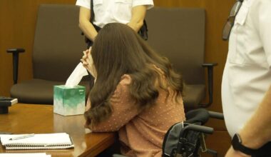 Watch live trial: Lindsay Clancy sobs as jury is shown baby's autopsy photos