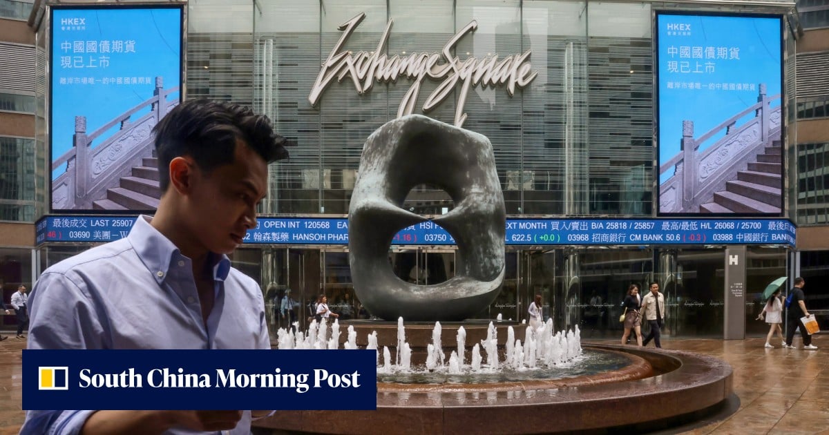 Hong Kong stocks decline as rising bond yields and stalemate in Iran war dent sentiment