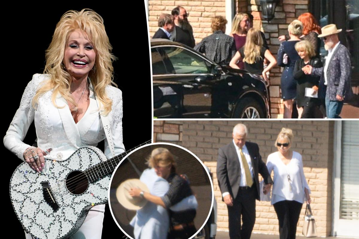 Dolly Parton's loved ones gather at Nashville burial site days after her death