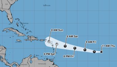 Tropical Storm Dolly forms in the Atlantic, hurricane center says – Orlando Sentinel