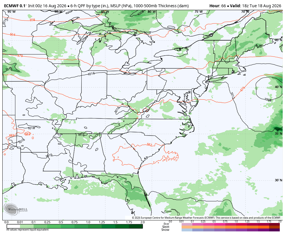 August 16 weather storm forecast week