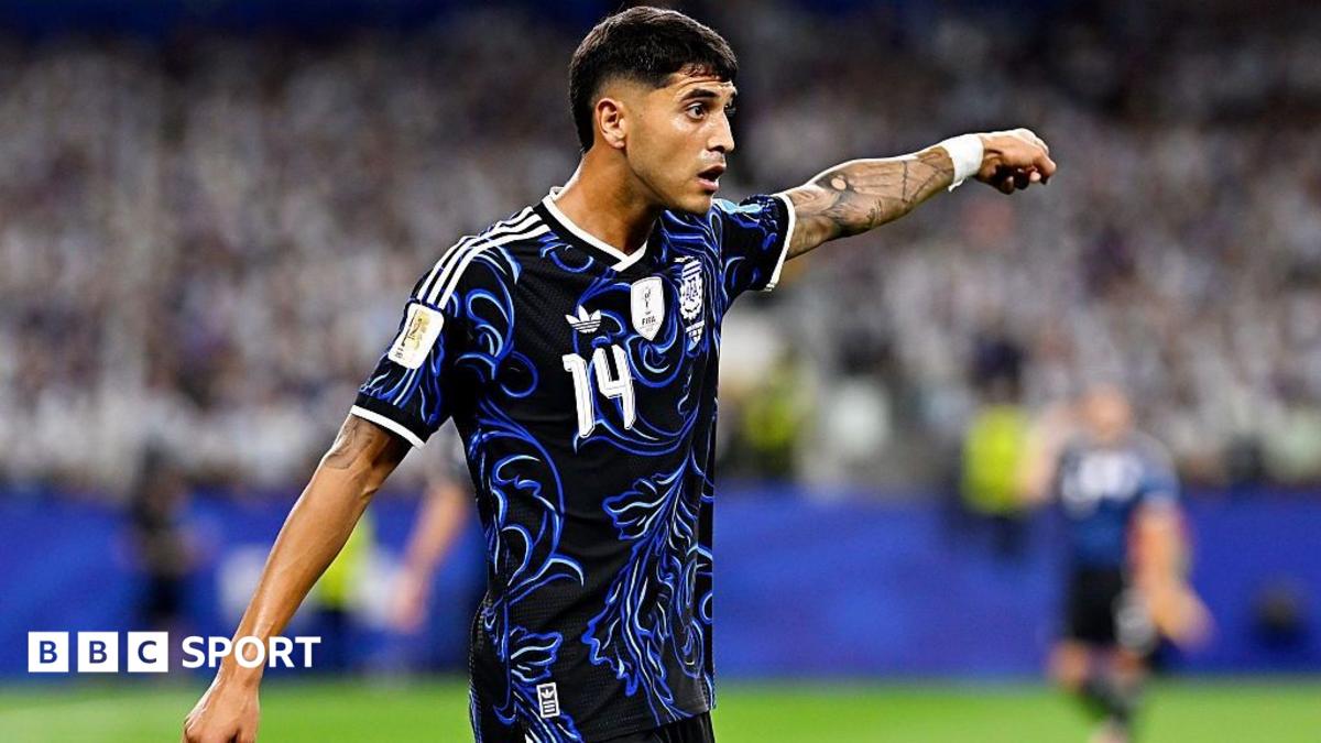 Exequiel Palacios in action for Argentina during the 2026 World Cup