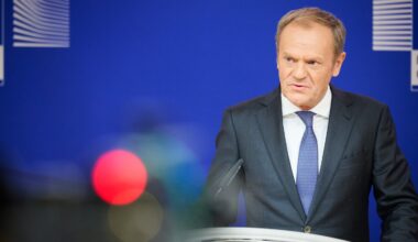 Donald Tusk, leader of Poland's Civic Platform, visiting Brussels in October after his election success <a target="_blank" href="https://audiovisual.ec.europa.eu/en/photo-details/P-062172~2F00-07">(Photo: European Commission)</a>