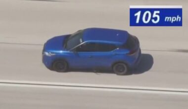 California police chase suspect leads pursuit across LA, San Bernardino counties
