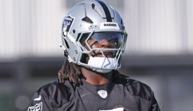 Raiders' Ashton Jeanty injured, helped off practice field