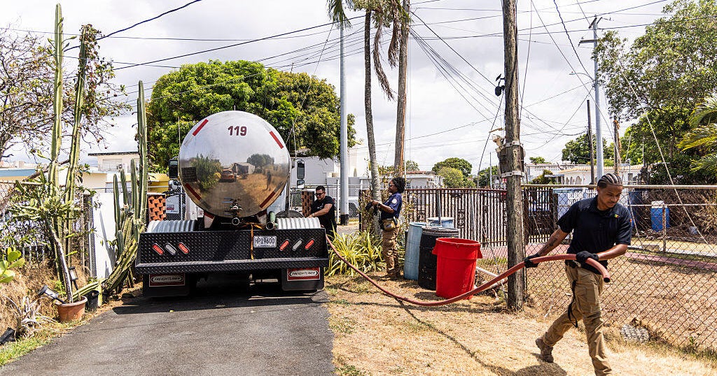 PUERTO RICO WATER OUTAGES