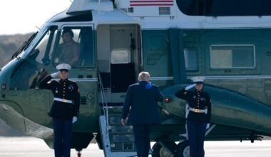 FAA reviewing incident involving Trump flight on Marine One, air traffic controllers at National Airport