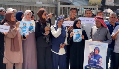 Palestinians Hold Vigil for Journalists Killed in Israeli Strike a Year Ago