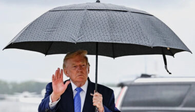 Trump touts his ‘real polling numbers’ in paranoid ‘fake news’ rant but offers no proof they exist