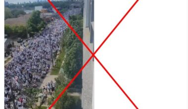 Footage of Toronto pro-Israel event misrepresented as recent Christian march