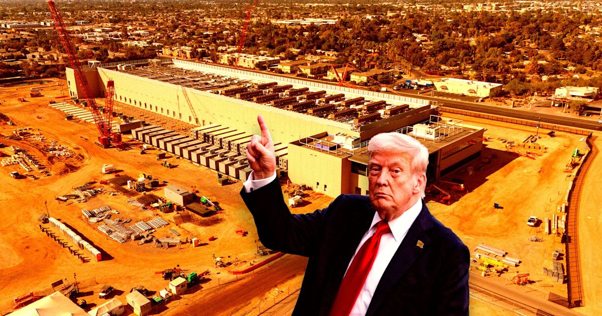 Reading the Room Perfectly, Donald Trump Becomes Greatest Defender of Data Centers