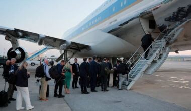 Iran's state media mock Trump over airplane switch, meme shows him hiding in a catering truck
