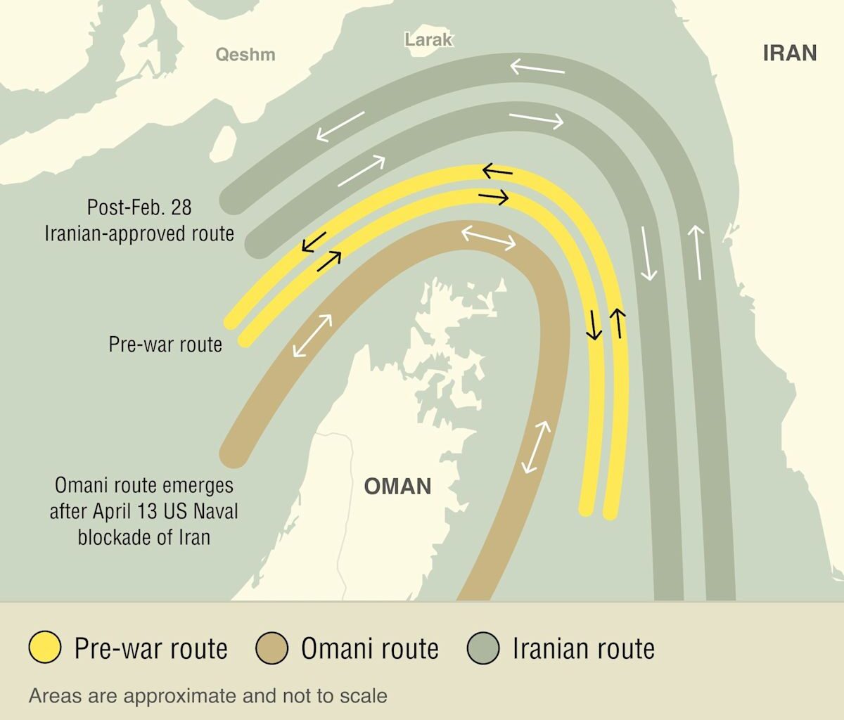 Iran tightens grip on Strait of Hormuz