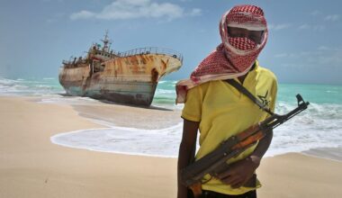 An Iran-linked oil tanker was seized by pirates off coast of Africa