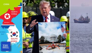 Trump's works in progress: Hormuz Strait claims, White House ballroom, Iran 'economic D-Day'