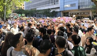 Tehran, June 2, 2026: Students rally in the capital to protest against recent changes to university entrance exam policies and academic grading systems