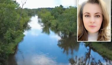 Illinois mom of 3 dies after jumping into river to save son, 7, on family fishing trip