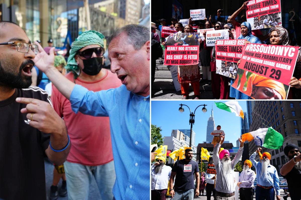 Dem pol Brad Lander ripped as 'Zionist balls--k' by lefty protesters outside Hindu-nationalist speech
