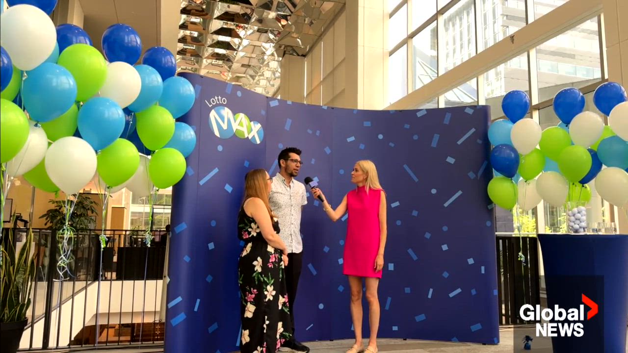 Click to play video: 'Montreal-area family wins $40-million lottery jackpot, vows to avoid impulse spending'