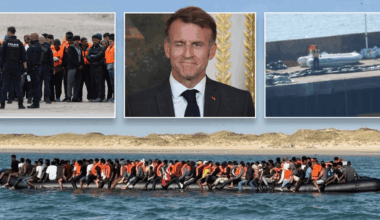 Migrant crisis: France admits there's 'no limit' to mega dinghy migrants while French police stand and watch boats launch