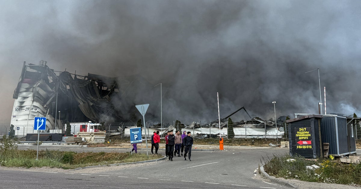 Wildberries warehouse in Moscow region on fire after Ukrainian drone attack