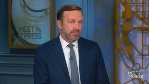 Chris Murphy appeared Sunday on NBC to discuss the Iran war