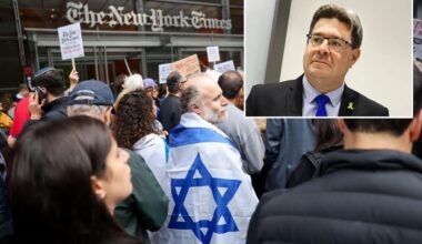 Israeli consul in NYC cancels New York Times subscriptions over 'incitement against the Jewish state'