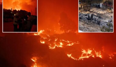 Croatian wildfire sweeps through tourist town, injures 36