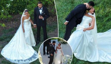 Karl-Anthony Towns marries longtime girlfriend Jordyn Woods in star-studded Malibu wedding