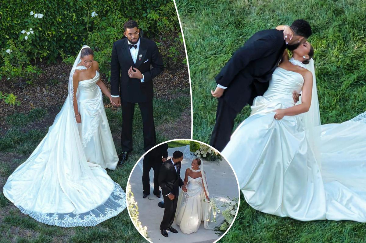 Karl-Anthony Towns marries longtime girlfriend Jordyn Woods in star-studded Malibu wedding